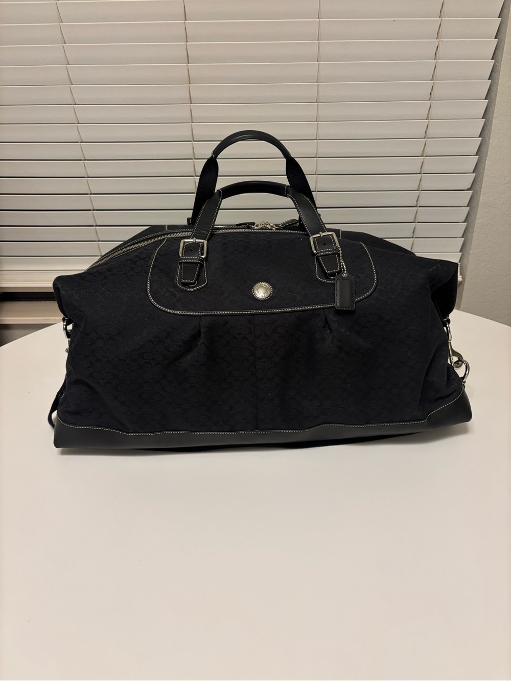 COACH Voyage Signature Travel Duffle Bag